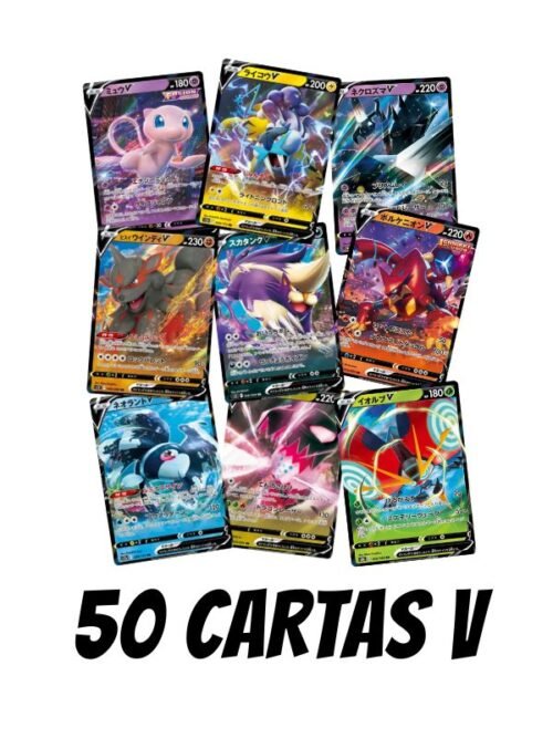 50 Cartas V 50 Cartas V - Pokémon Aleatorias JAP