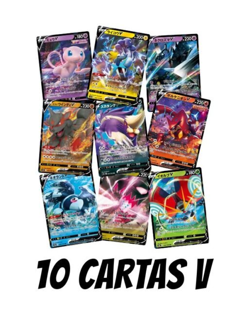 10 Cartas V 10 Cartas V - Pokémon Aleatorias JAP