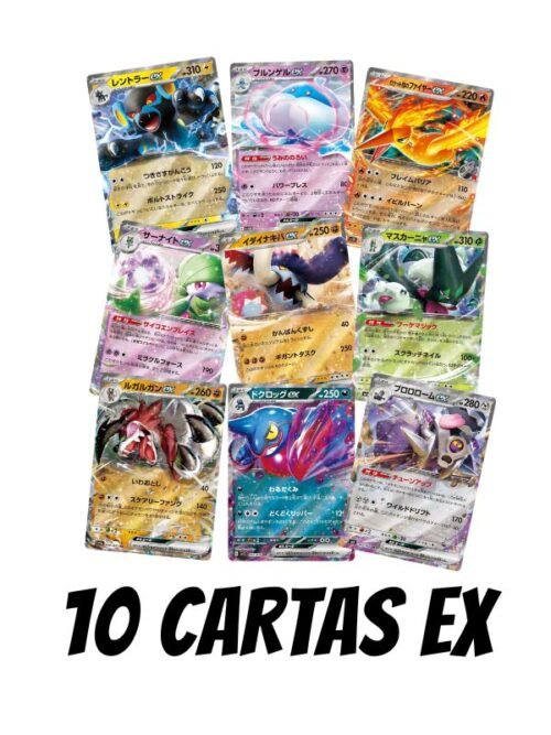 10 Cartas ex 10 Cartas ex - Pokémon Aleatorias JAP