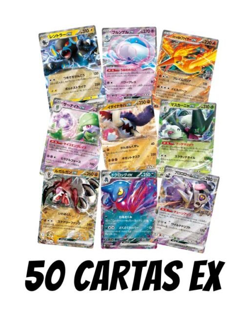 50 Cartas ex 50 Cartas ex - Pokémon Aleatorias JAP