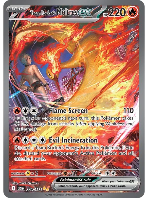 Team Rocket’s Moltres ex Ultra-Premium Collection
