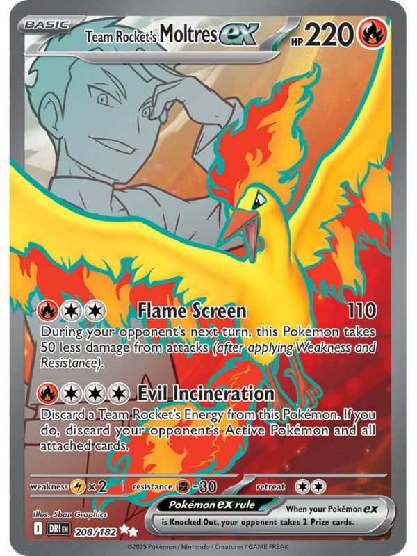 Team Rocket’s Moltres ex Ultra-Premium Collection