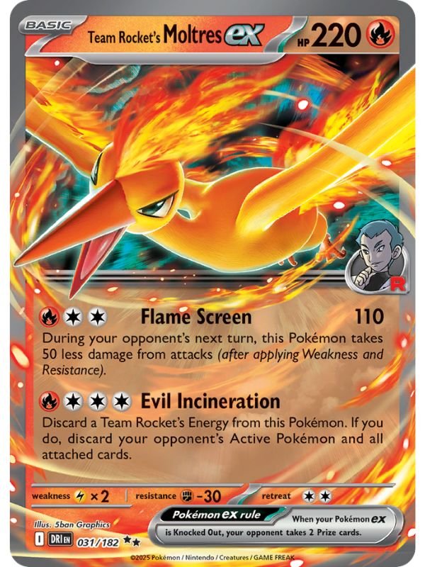 Team Rocket’s Moltres ex Ultra-Premium Collection