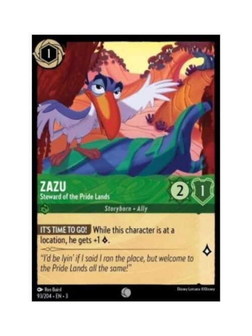 Zazu - Steward of the Pride Lands #93 Into the Inklands (FOIL) ING