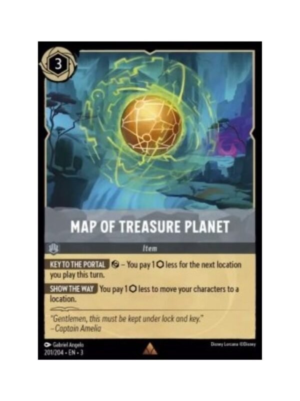 Map of Treasure Planet #201 Into the Inklands (FOIL) ING