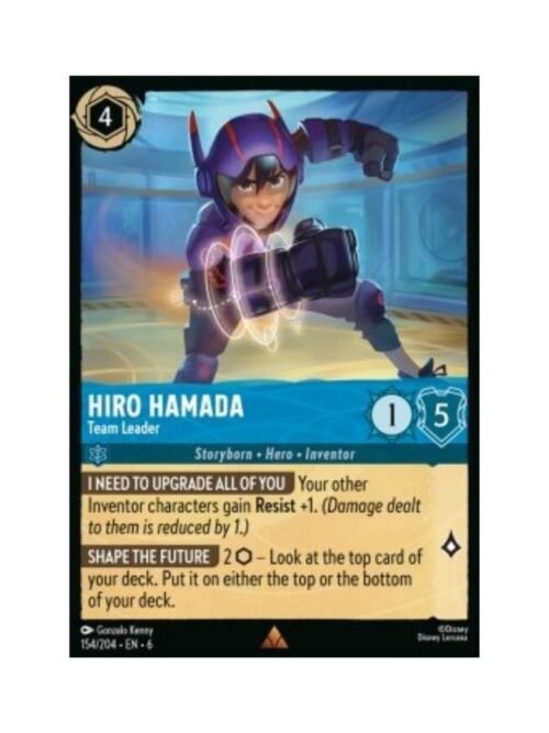 Hiro Hamada - Team Leader #154 Azurite Sea ING