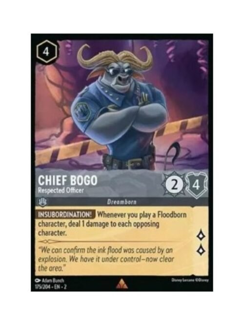 Chief Bogo - Respected Officer #175 Rise of the Floodborn (FOIL) ING