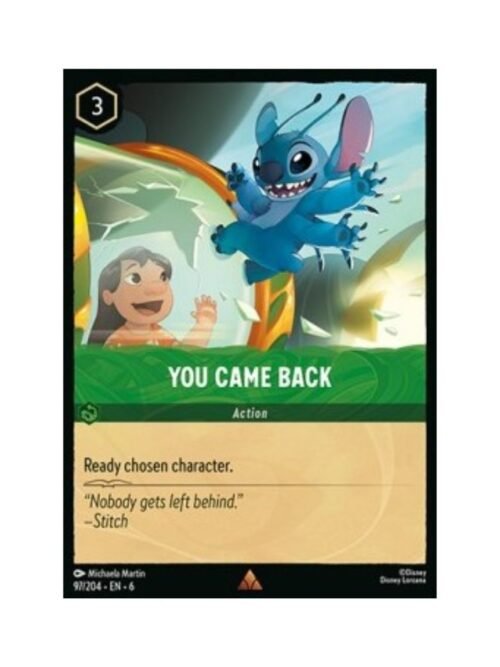 You Came Back (V.1) #97 Azurite Sea (FOIL) ING