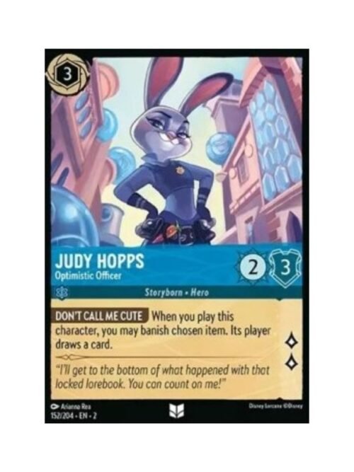 Judy Hopps - Optimistic Officer #152 Rise of the Floodborn (FOIL) ING