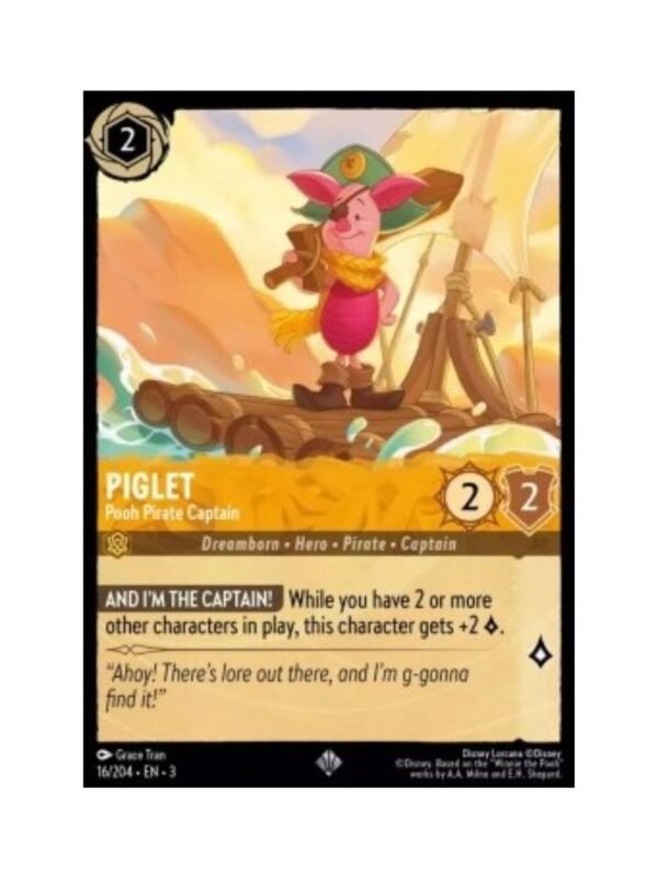 Piglet - Pooh Pirate Captain (V.1) #16 Into the Inklands ING