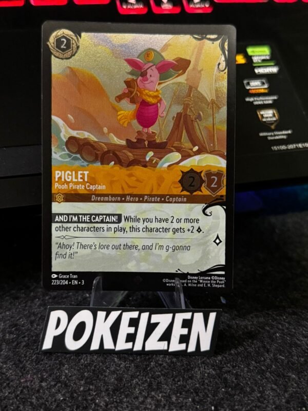 Piglet - Pooh Pirate Captain (V.2) #223 Into the Inklands (FOIL) ING