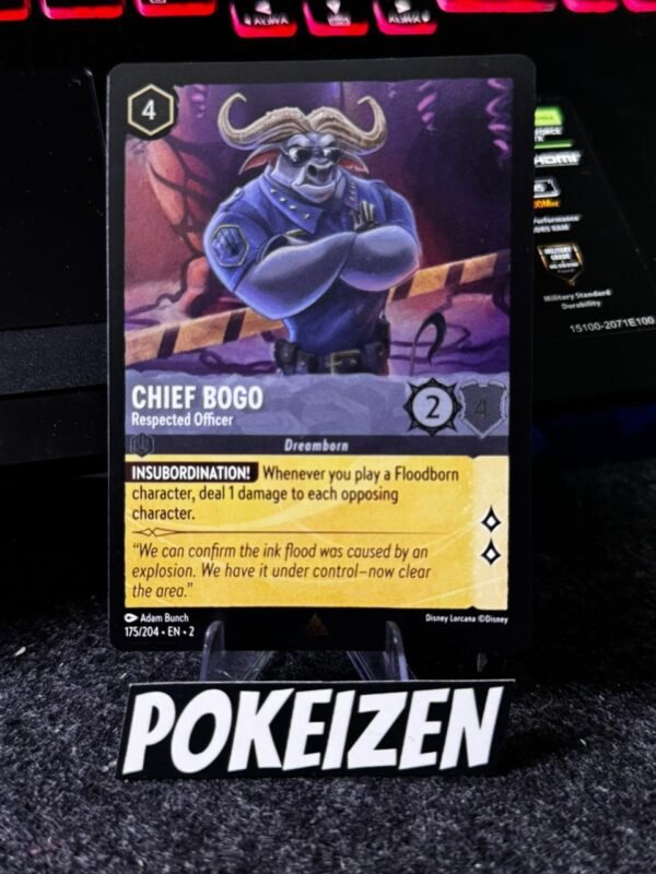 Chief Bogo - Respected Officer #175 Rise of the Floodborn (FOIL) ING