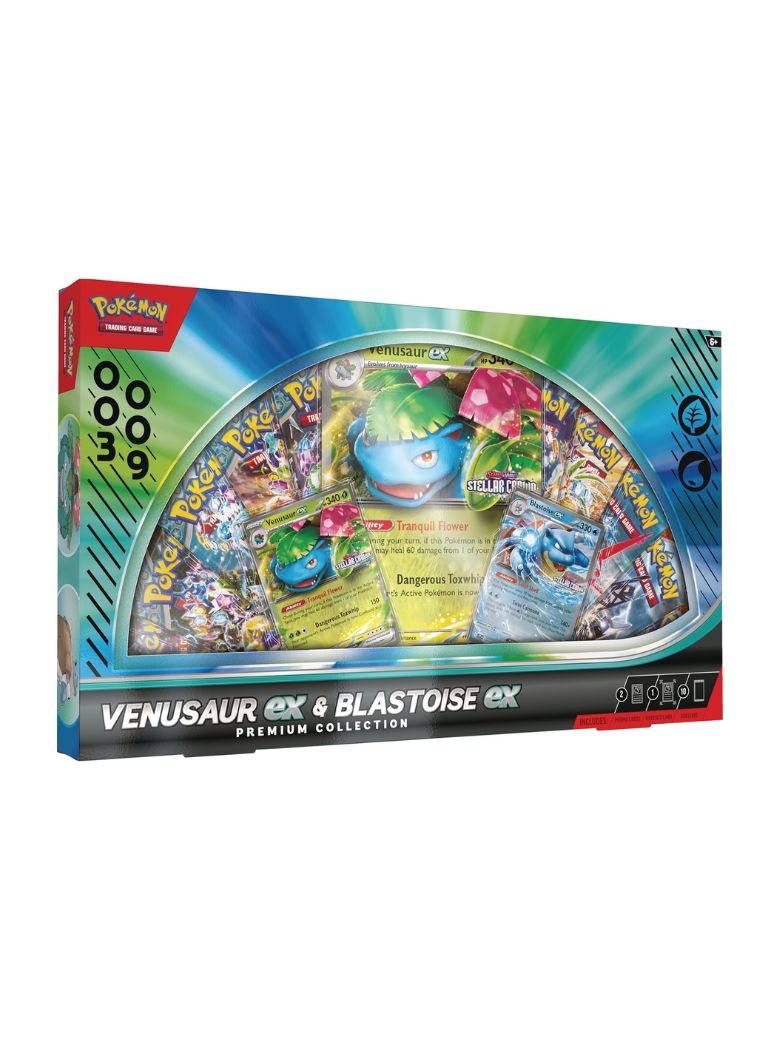 Venusaur ex & Blastoise ex Premium Collection