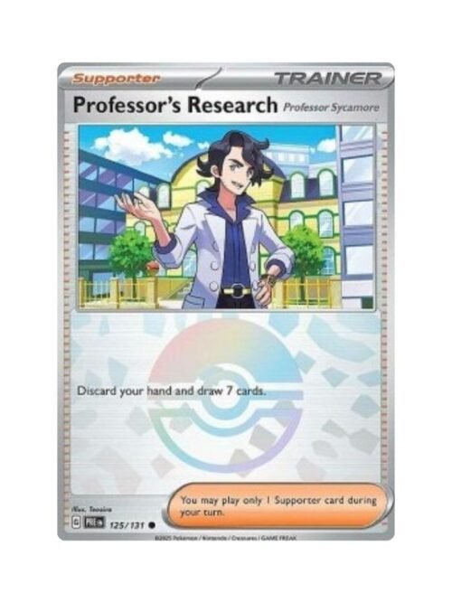 Professor's Research - Professor Sycamore (PRE 125) Professor's Research - Professor Sycamore (PRE 125) (Poke Ball) ING