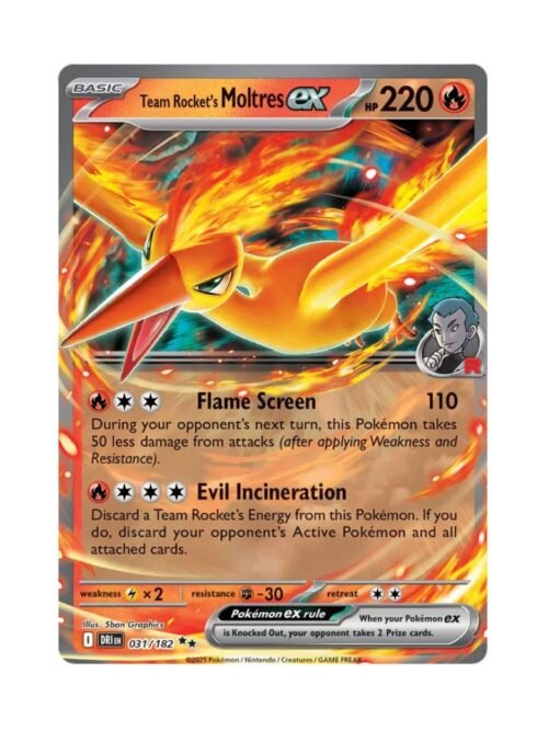 Team Rocket's Moltres ex (DRI 031) Team Rocket's Moltres ex (DRI 031) ING