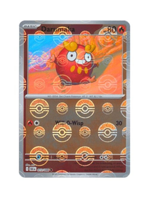 Darumaka (BLK 013) (Poke Ball) ING