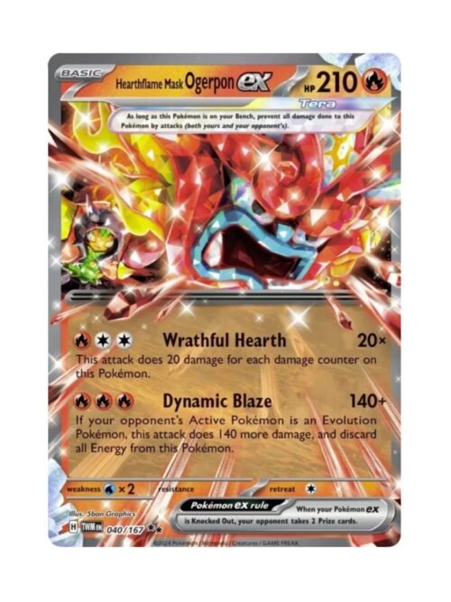 Hearthflame Mask Ogerpon ex (TWM 040) ING